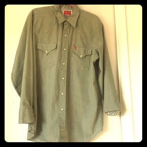 Vintage Western Snap Button Up